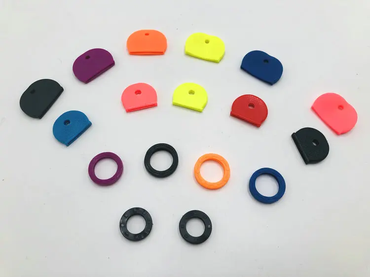 Wholesale PVC plastic key chain cap tag cover for key