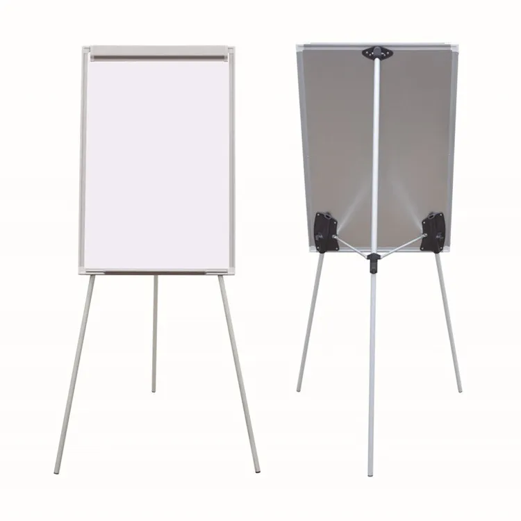 60*90 cm 70*100 cm Mobile Tripod Magnetic White Board Flip Chart