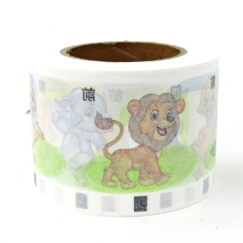 Индивидуальные оранжевый печатных OPP фронтальная лента рулон