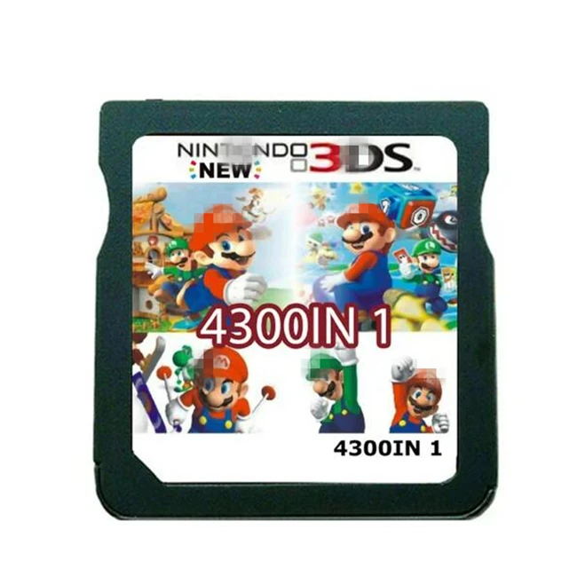 Retro video Mario New Multi games 4300 IN 1 Game Card Cartridge for Retro Video Games card for 3DS