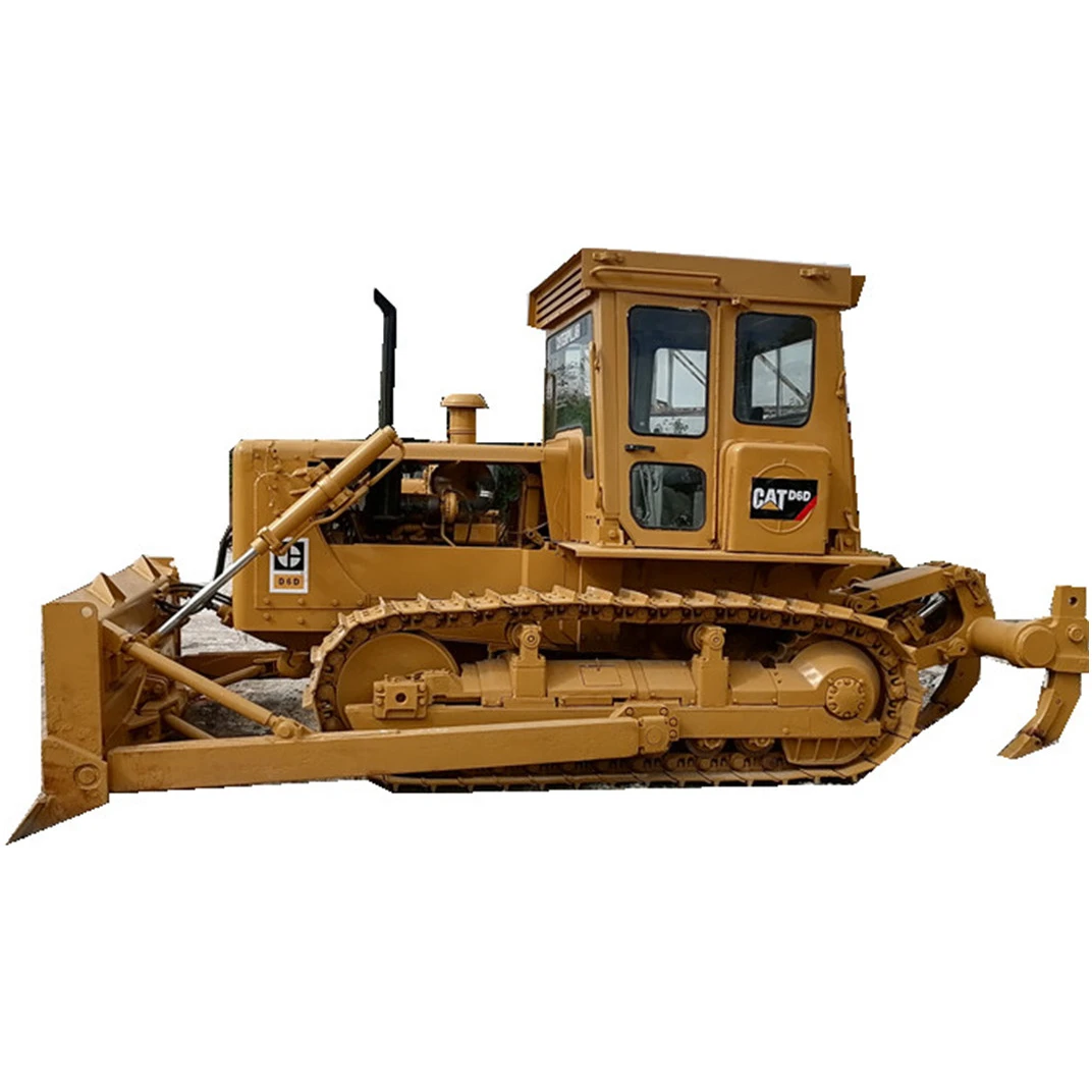 Best selling construction equipment used CAT D6D bulldozer machine sale used cat bulldozer machinery CAT D6D used bulldozers