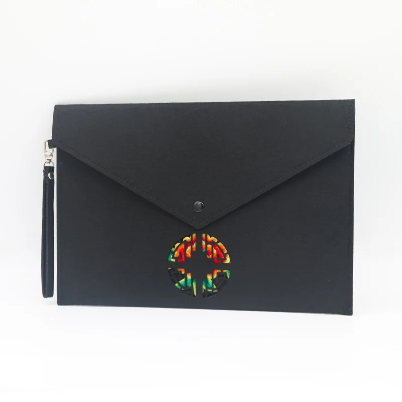 
2021 Wholesale New Design Chinese Style High Quality File Folder Hand Embroidery With Expanding Folder 