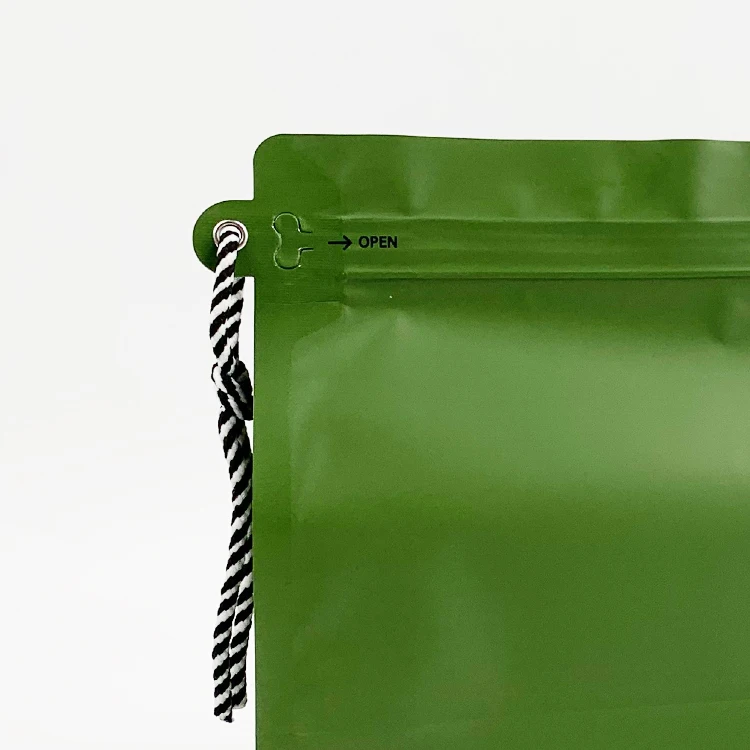 Bolsas para empaque de cafe flat bottom biodegradable natural wholesale custom coffee bag