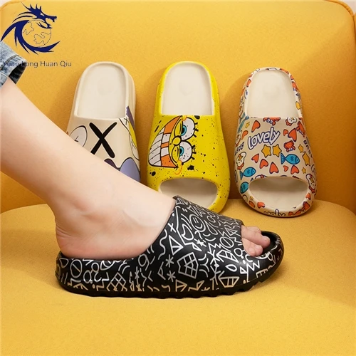 UTUNE High Quality Custom Women Slides Slipper Slides For Men Casual Shoes With LOGO Home Slipper  Slides