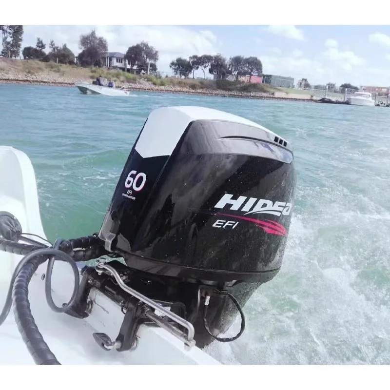 China Original Hidea 20HP 2 Stroke Outboard Motor & Outboard Engine & Boat Engine Rear Control Long shaft