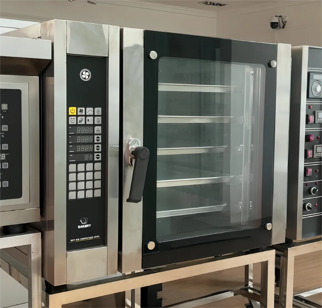 Electric Bakery Ovens Commercial 2 Deck 2 Tray Pizza Oven Table Top Deck Oven