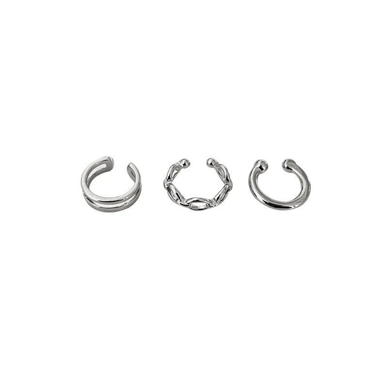 3 шт. серьги-клипсы