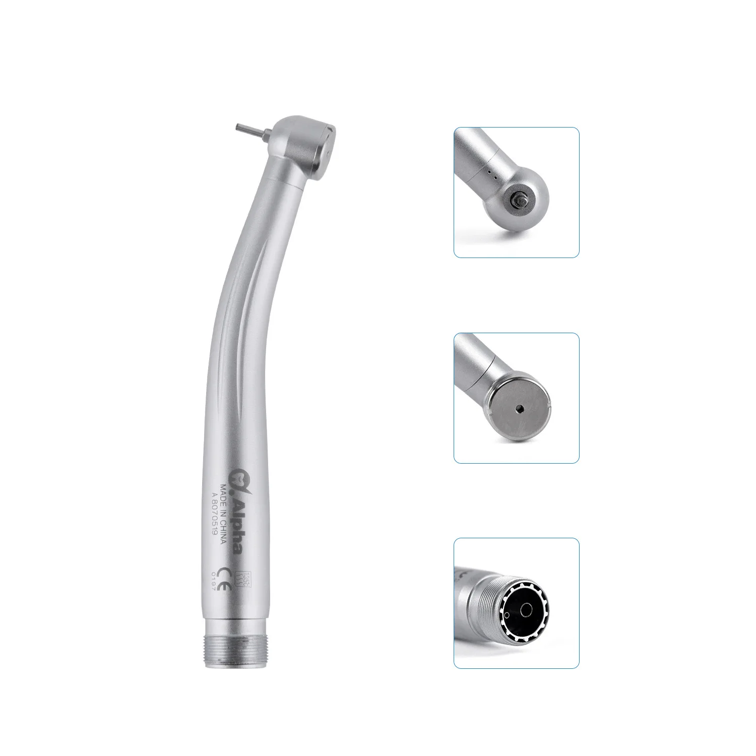 Mini Head Dental High Speed Triple water spray Handpiece 2/4 Hole Dentistry equipment Air Turbine
