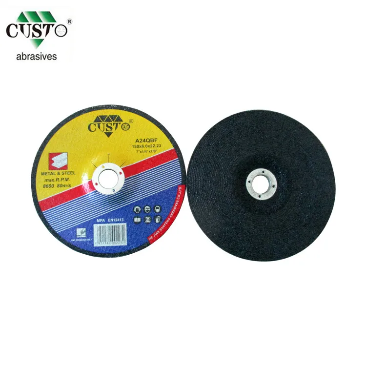 T27 180*6*22.23mm Metal Depressed Center Grinding Wheels/discs