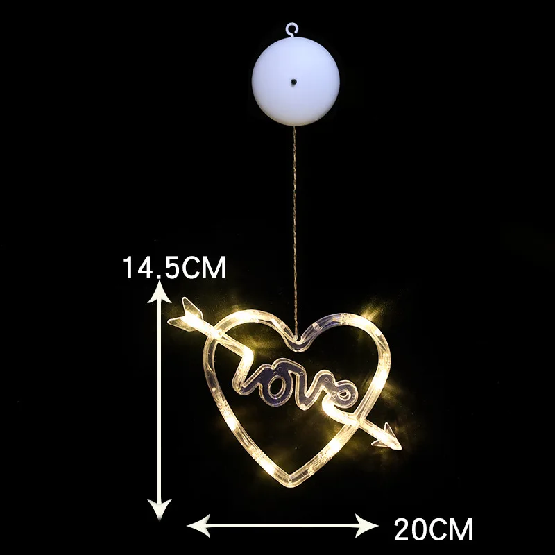 Window decoration light suction cup lights Christmas holiday decoration lights