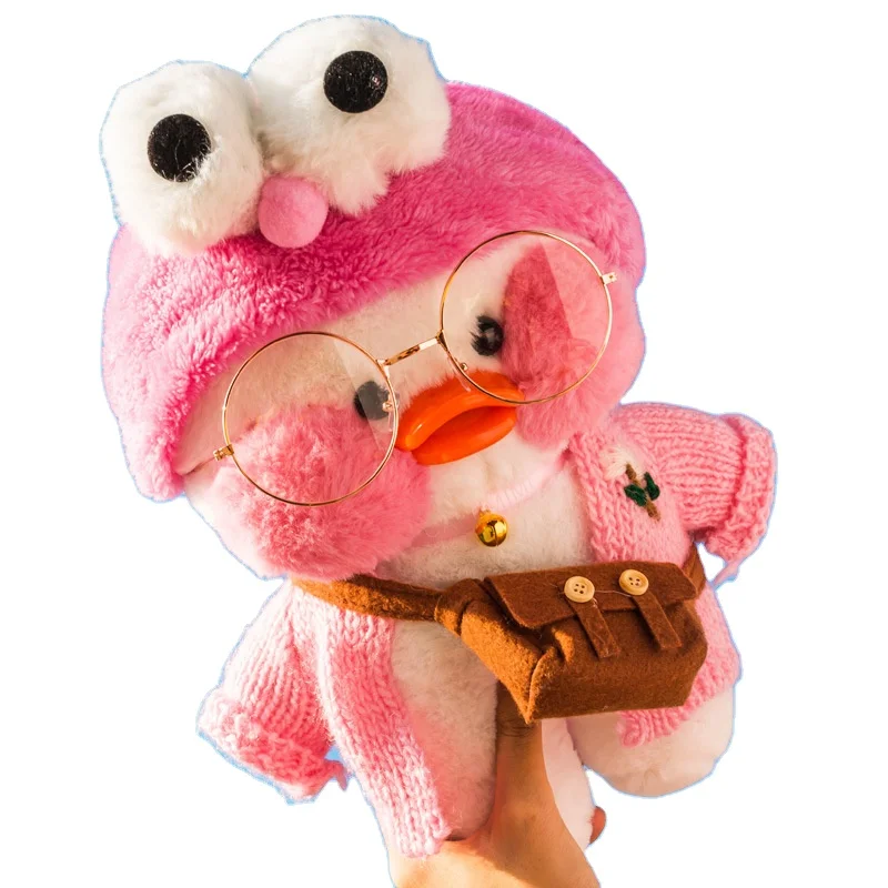 FN1311 Wearing Hyaluronic Acid Little Yellow Duck Doll Lalafanfan Ducks Plush soft Toys mimi Ducks inclined shoulder bag