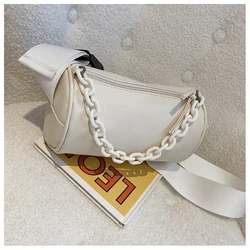 Женские сумки с ремешком из натуральной кожи, белая сумочка