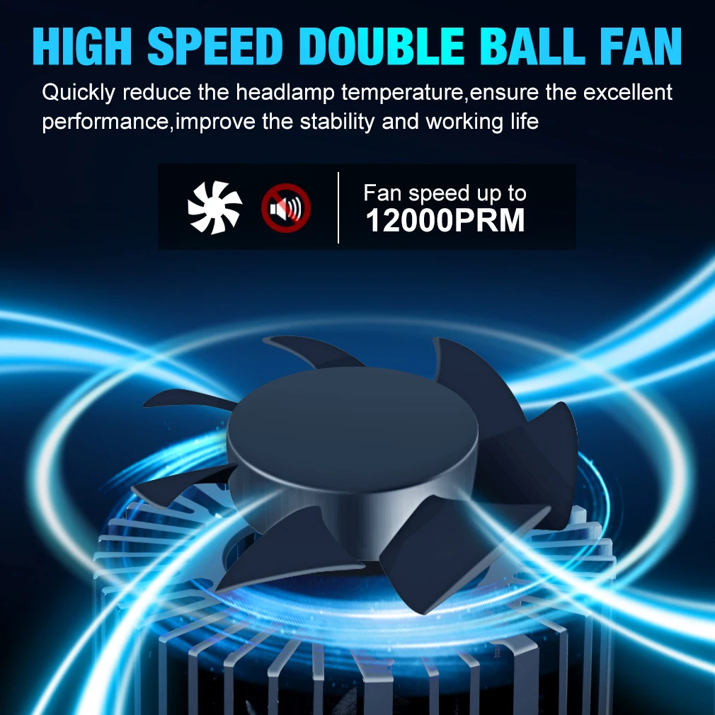 Auto Lighting Systems 120W 22000LM H7 Bulbs Headlights Lamp H1 H4 H11 9005 9006 Car Led Headlight 9004 9007 H13Bulb Canbus 6000k