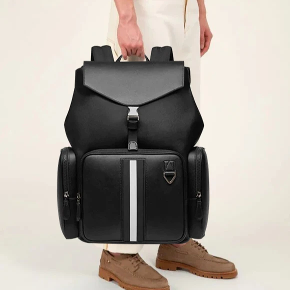 Sport Casual Men Backpacks Designer School Back Pack with Small MOQ Luxury Custom Logo Large Capacity Black Waterproof Softback