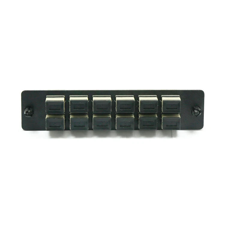 
12 Ports LC Duplex SC Simplex 12 fibers Beige MM LGX Adapter Plate 