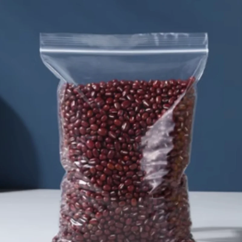 Panic buying transparent self seal plastic pack zip lock pouches zipper bags for food packing