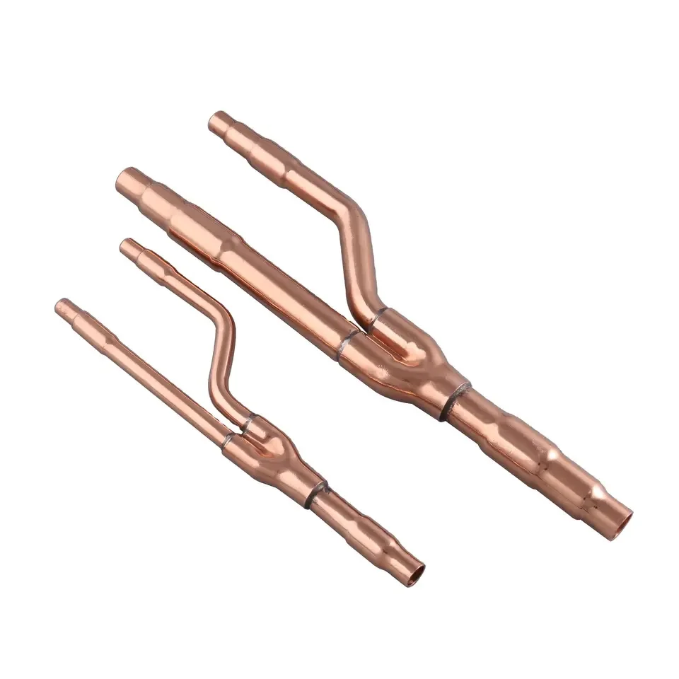 Copper Disperse Pipe Y Branch Copper Refnet Joint for VRF/VRV SYSTEM Air Conditioner Use