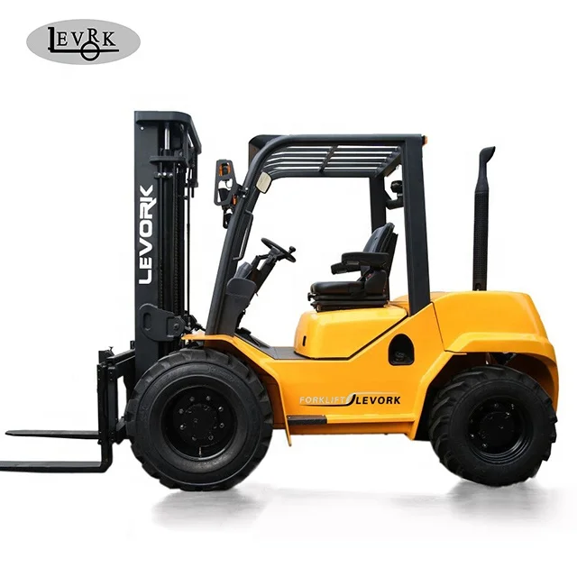 LEVORK new type Factory price  2.5ton 3.5 ton 2WD 4WD Small Rough Terrain Forklift
