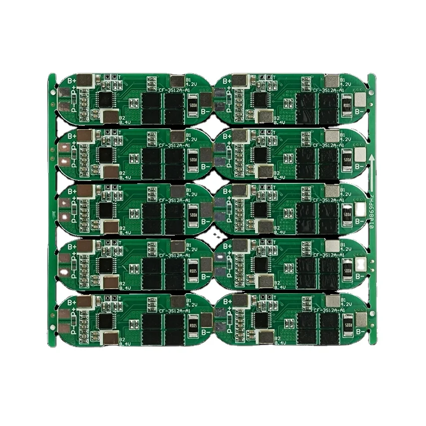 BMS 3S 6A 10A 11.1V 12V 12.6V 18650 Lithium Battery Protection Board PCB PCM 3S 6A BMS with same port