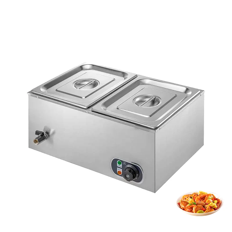 commercial Electric Bain Marie Food Warmer Restaurant deli heating equipment Used in fast food restaurants hotels