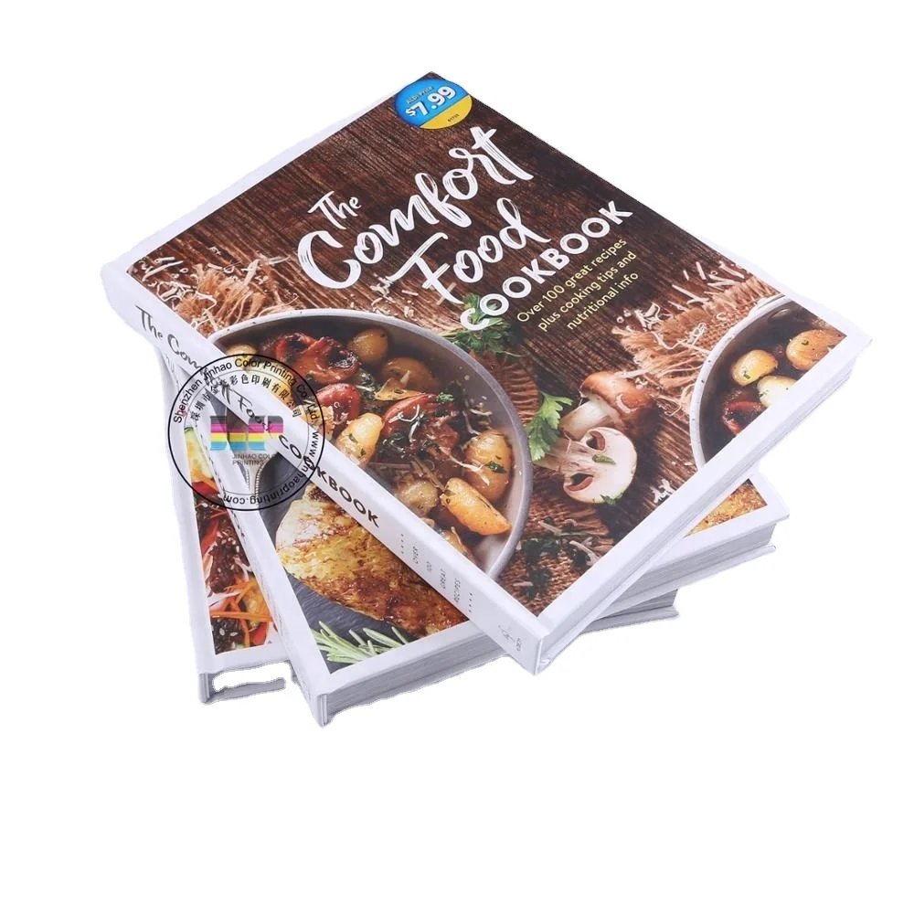 Custom colouring hardcover book printing for cooking