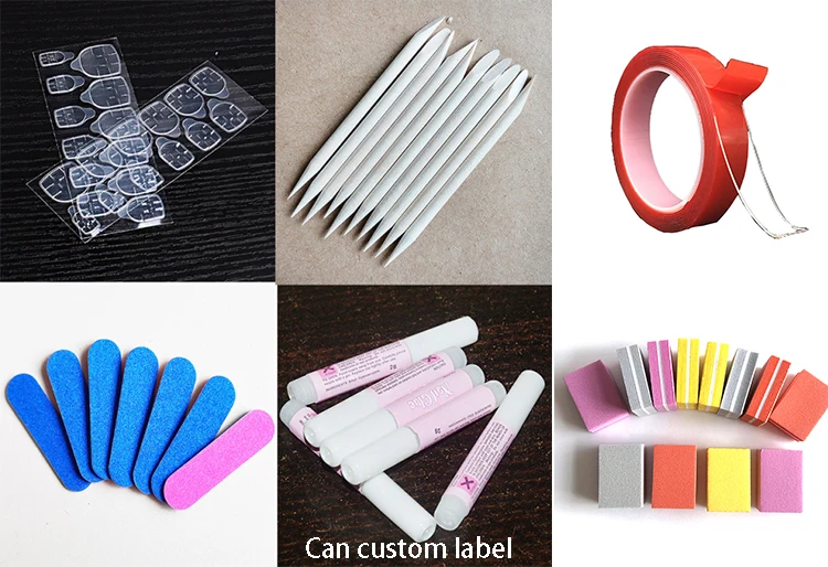 Wholesale Custom Logo Luxury Black Paperboard Drawer Box Eyelashes Cosmetics Artificial Nails Press On Nails Packaging Paper Box