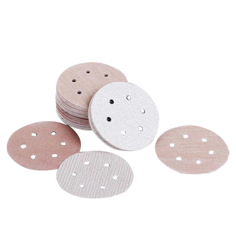 Factory Price A275 White Coated Sand Paper Disk 8 inch Aluminum Oxide Round Abrasive Sandpaper Disk Replacement of NORTON