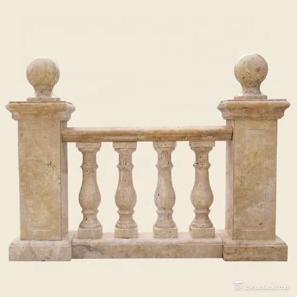 Balcony Marble Stone Staircase Balustrade