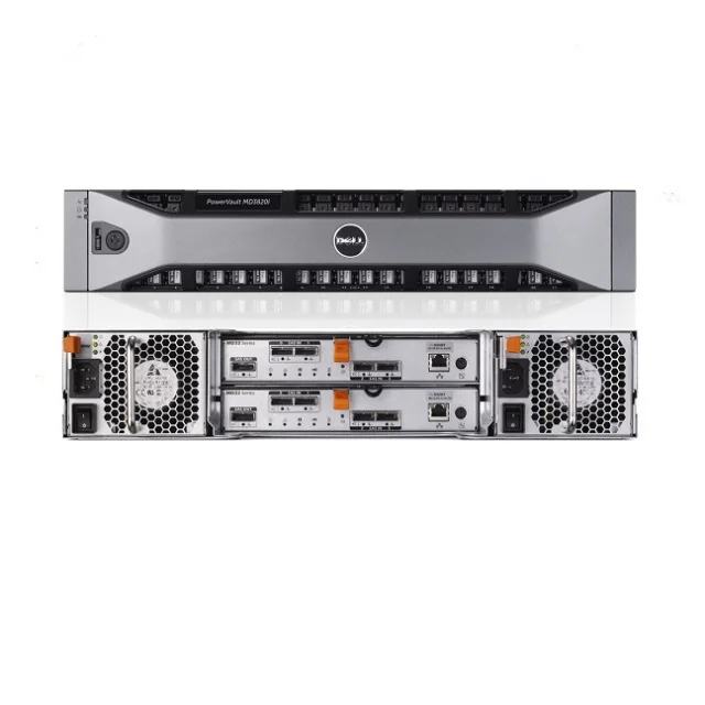 Original new Dell PowerVault MD3820i 10Gb iSCSI Array 2U 24bay storage