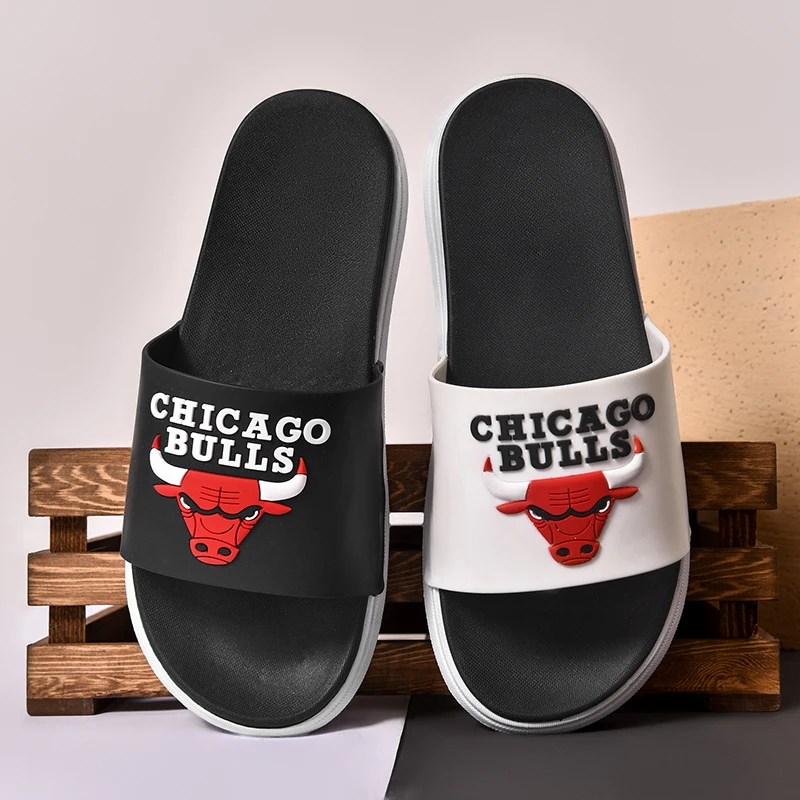 Air Cushion Outsole Oem Custom Emboss Slippers Sandals Rubber Slippers For Men