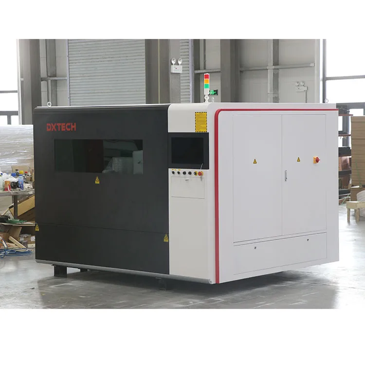 High Precision 1313Q 1000w Fully enclosed protective cover Metal Mini Fiber Laser Cutting Machine