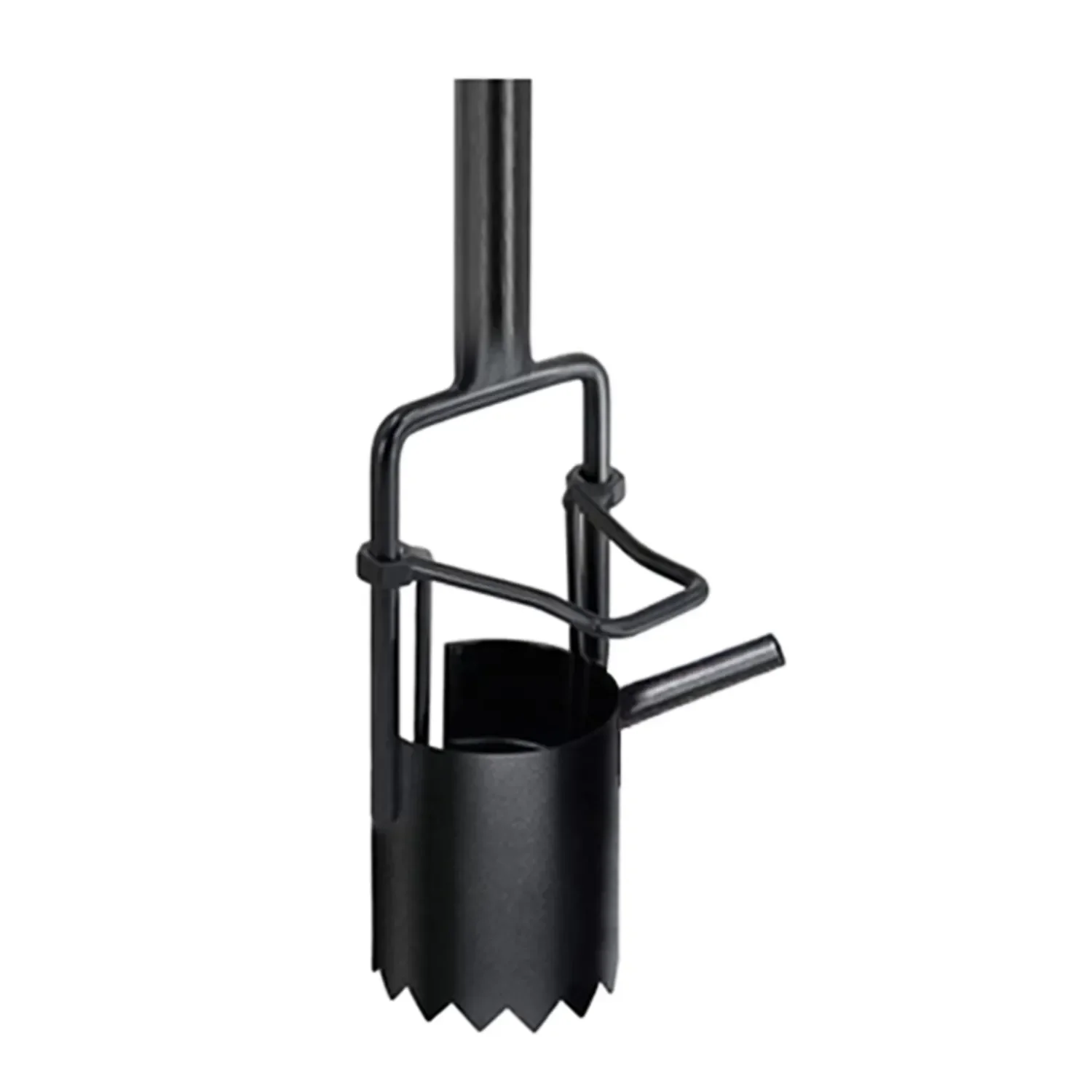 2 in 1 Replaceable Head Manual Garden Twist Tiller Claw Cultivator & Sod Plugger Plant Transplanter Long Handle
