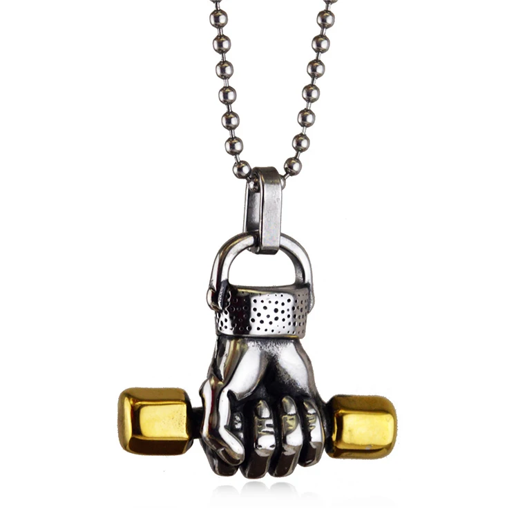 Мужское ожерелье из титановой стали