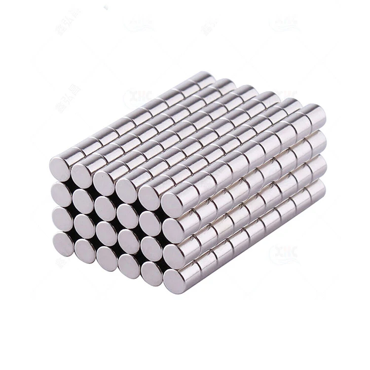 China manufacturer rare earth round cylinder magnet in stock for Industry