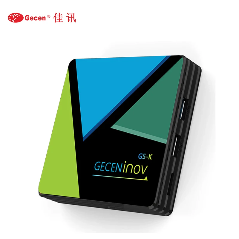 Certified factory direct supply G5 tv Box Android Support 2.4G 5G WiFi BT 4k smart Tv box support Custom service