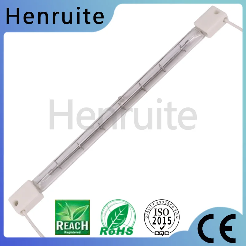 500mm 220v 2000w Half White Reflector Quartz Infrared Heating Element for Powder Coating