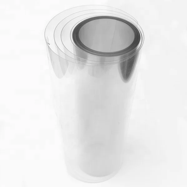 для резки пластиковый жесткий прозрачный пластиковый материал листа 0,4 мм 0,5 мм переработанный ПЭТ обвязки рулона