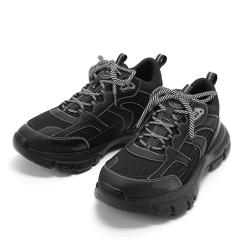 New Running  custom sneakers Breathable Fitness Large Base Sports Shoes Casual For Men