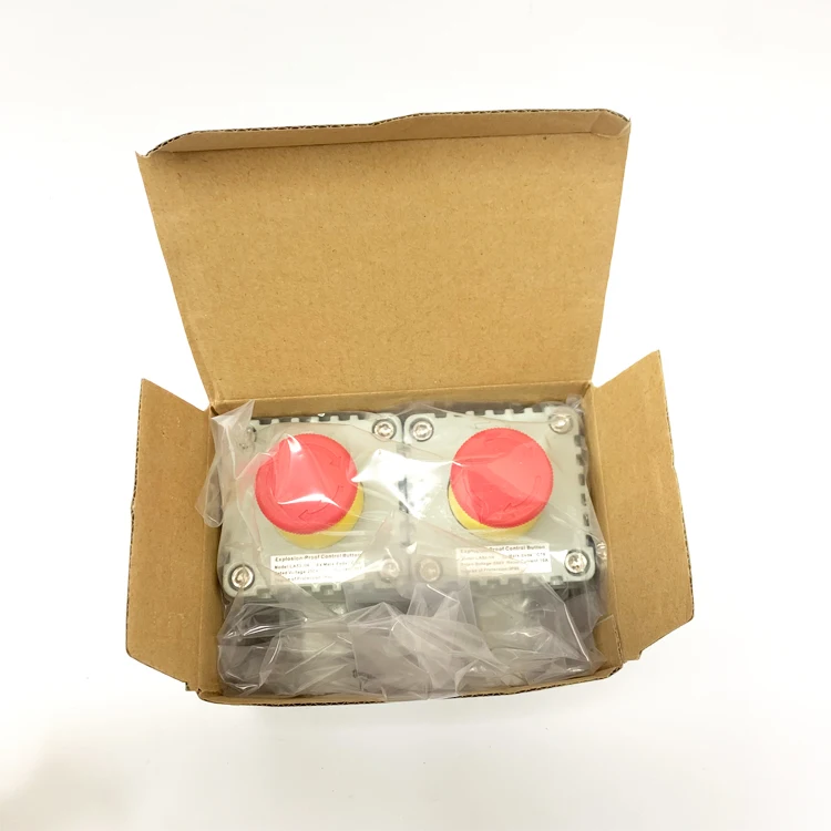 one position explosion-proof mushroom emergency stop push button switch