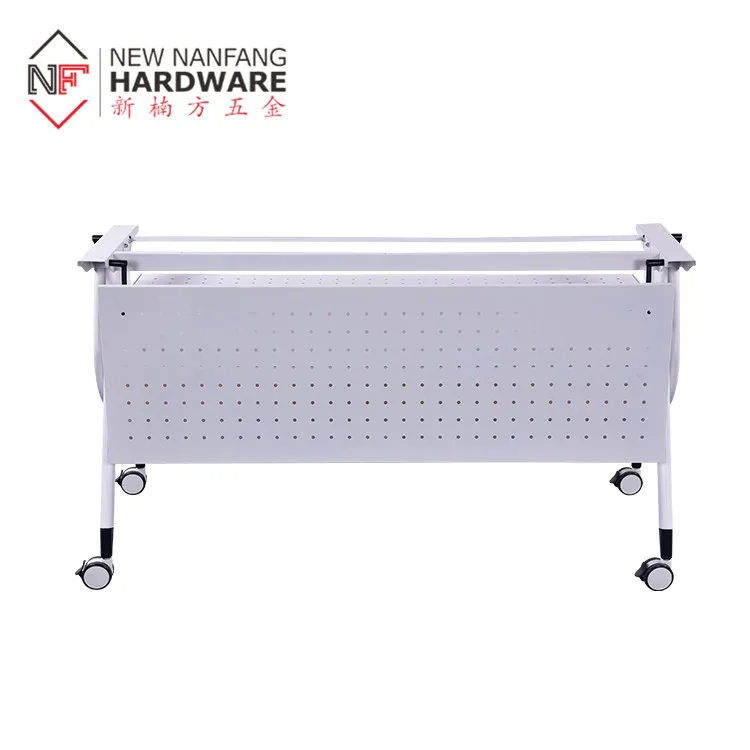 Modern Folding Table Frame Metal Table For Home Office Conference Training Foldable Meeting Folding Training Table Frame