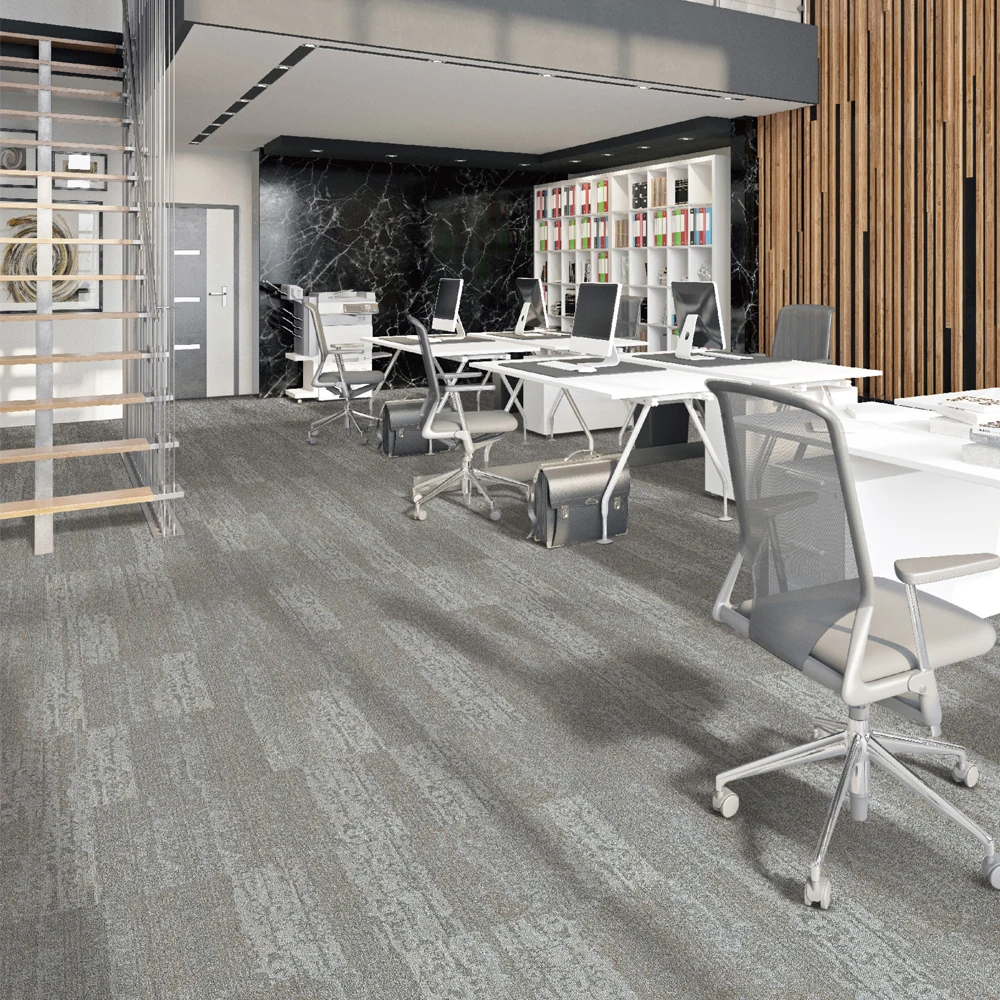 HJ eco-friendly Office floor carpet tiles 500 x 500 customization executive office carpet nylon exhibition carpet tiles