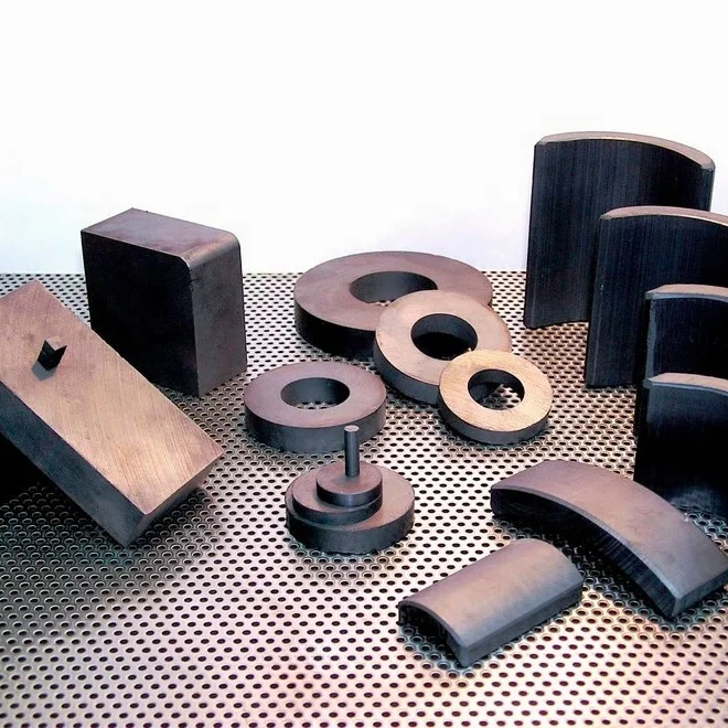 Factory Customized ferrite magnet for motor /loudSpeake Y35 Y30 Y40 Y44 y45  Injection Molded Ceramic Ferrite Magnets