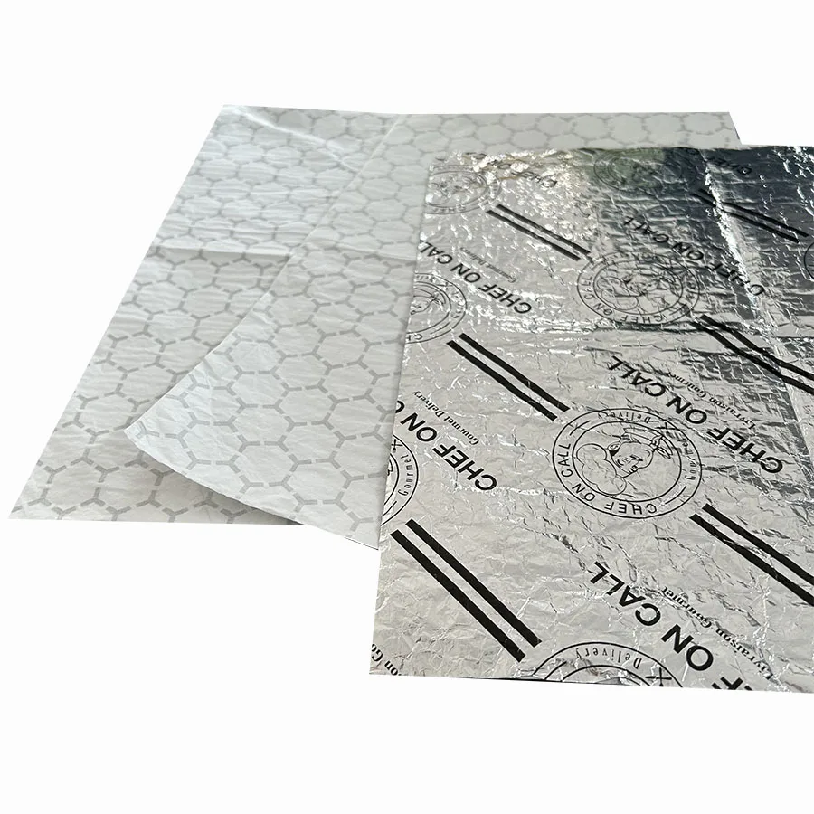 New Material Aluminum Foil Laminate Paper Pizza Wrapping Paper