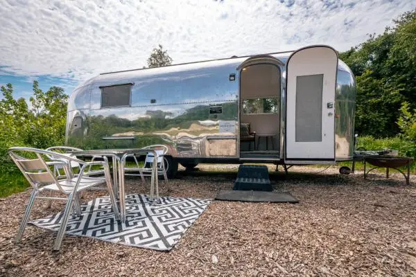 Мобильный фургон Air Stream Consession трейлер Airstream дорожный из нержавеющей стали грузовик большой караван