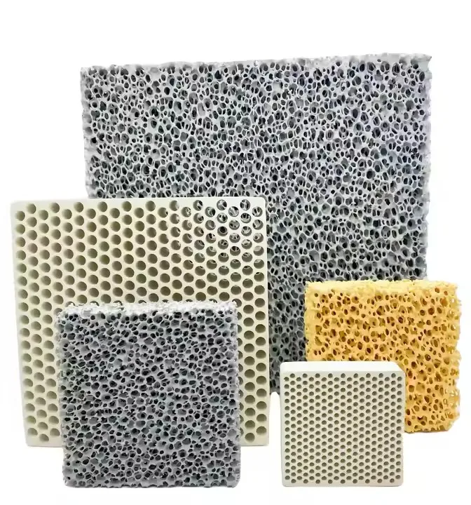 90*25 Dia 10ppi превосходный устойчивый циркониевый керамический вспененный фильтр для всех типов стальных режущих работ использование огнеупорной горелки