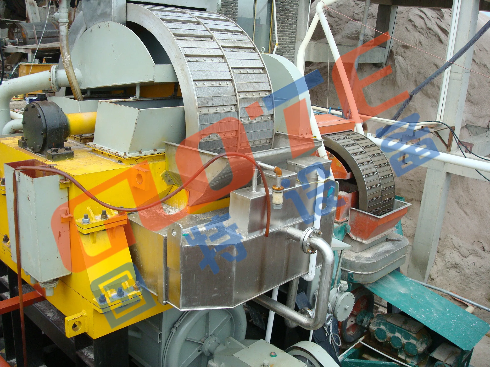 wet high intensity tin ore dry type series drum high intensity magnetic separator induced roll for monazite of heavy sand