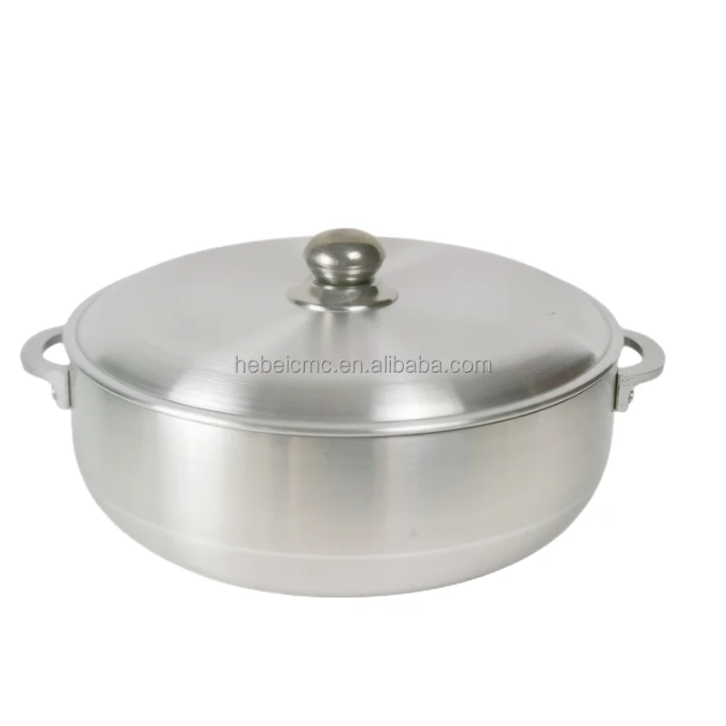 Best-selling kitchen 7-piece Aluminum cookware set Cooking pot with aluminum LIDS Polished and polished aluminum casserole set