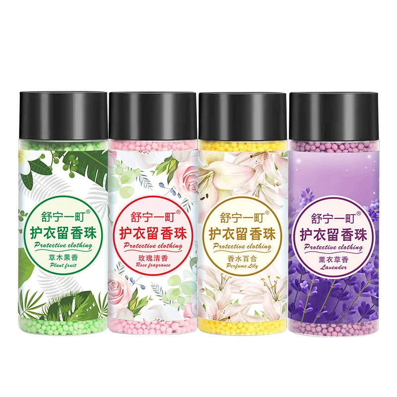 Laundry scent softener booster beads with longer-lasting strong fragrance in-wash scent boosters