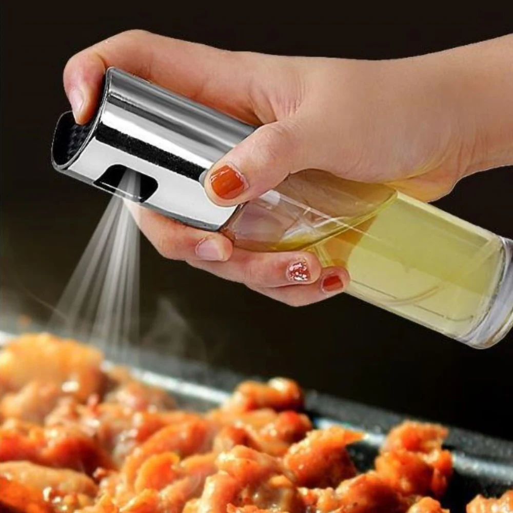 Olive Oil Sprayer Spray Bottle Portable Oil Dispenser Mister for Cooking BBQ Salad Baking Roasting Grilling Frying