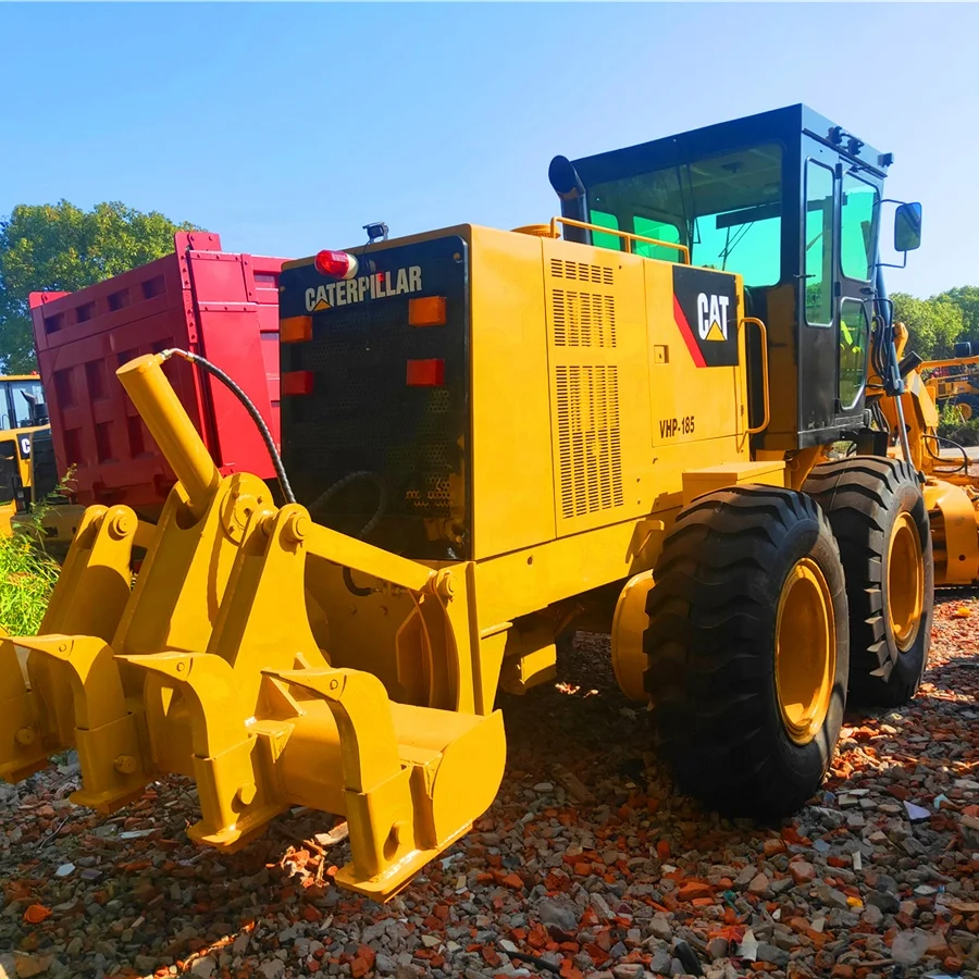  Used Caterpillar 140 K Motor Grader Construction Machinery CAT Road Equipment Good Condition Grading Blading